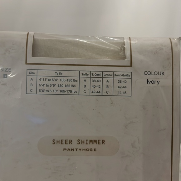 Jonathan Aston Sheer Shimmer Bridal antyhose - Picture 3 of 3